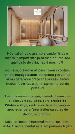 Imagem Apartamento com 3 Quartos à Venda, 115 m² em Jardim Alvinópolis - Atibaia