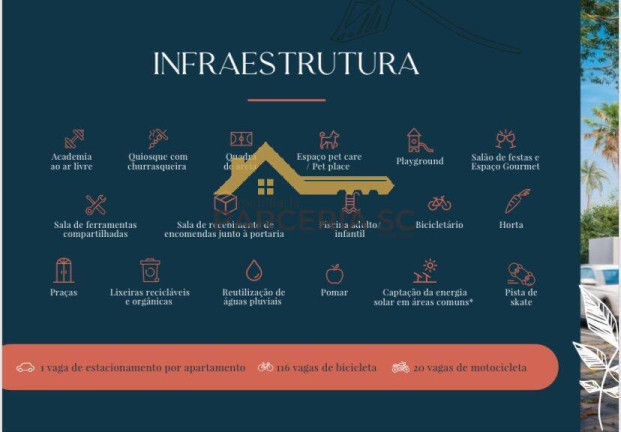 Imagem Apartamento com 2 Quartos à Venda, 48 m² em Sertão Do Maruim - São José