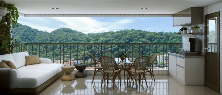 Imagem Apartamento com 3 Quartos à Venda, 106 m² em Forte - Praia Grande