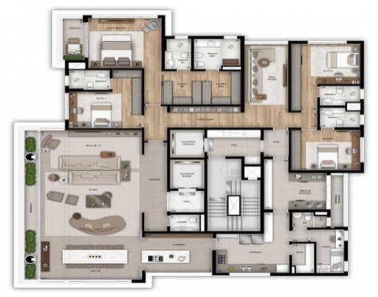 Imagem Apartamento com 4 Quartos à Venda, 355 m² em Paraíso - São Paulo