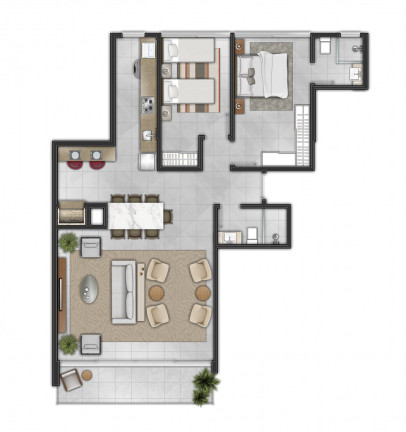 Imagem Apartamento com 2 Quartos à Venda, 149 m² em Centro - Torres