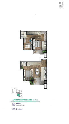 Imagem Apartamento com 2 Quartos à Venda, 90 m² em Mercês - Curitiba