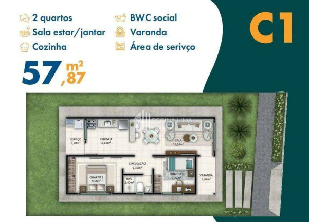 Imagem Casa com 2 Quartos à Venda, 57 m² em Angelim - Teresina