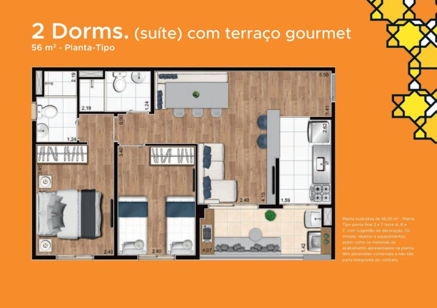 Imagem Apartamento com 2 Quartos à Venda, 56 m² em Vila Moraes - São Paulo
