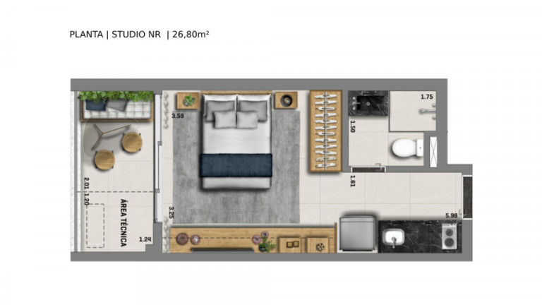 Imagem Apartamento com 1 Quarto à Venda, 43 m² em Vila Mariana - São Paulo