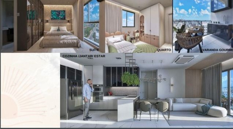 Imagem Apartamento com 1 Quarto à Venda, 37 m² em Intermares - Cabedelo