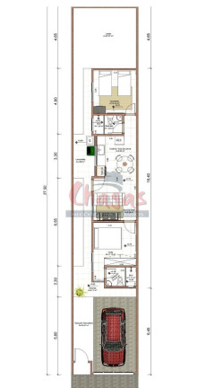 Imagem Casa com 2 Quartos à Venda, 135 m² em Golfinho - Caraguatatuba