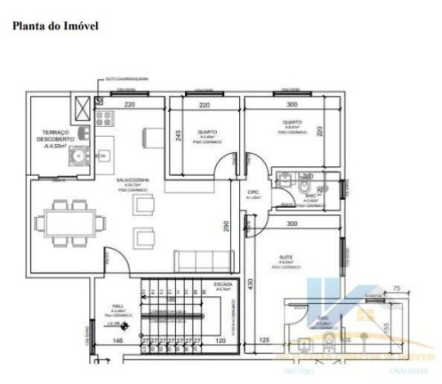 Apartamento com 3 Quartos à Venda, 53 m² em Afonso Pena - São José Dos Pinhais