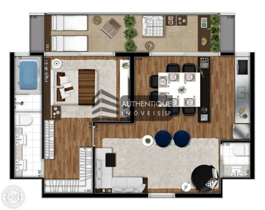 Imagem Apartamento com 1 Quarto à Venda, 35 m² em Vila Olímpia - São Paulo