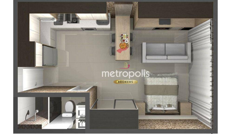 Imagem Apartamento com 1 Quarto à Venda, 60 m² em Vila Alpina - São Paulo