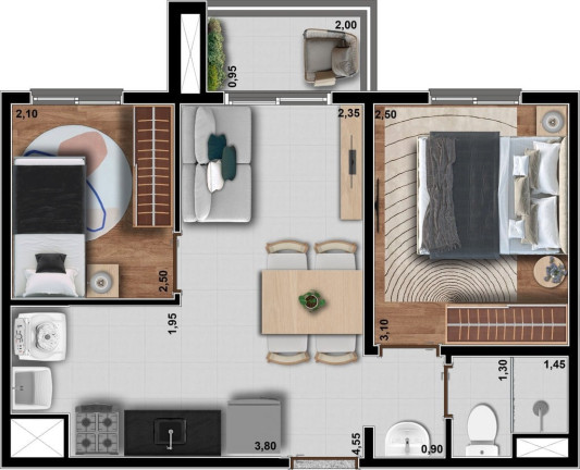 Apartamento com 3 Quartos à Venda, 55 m² em Freguesia Do ó - São Paulo