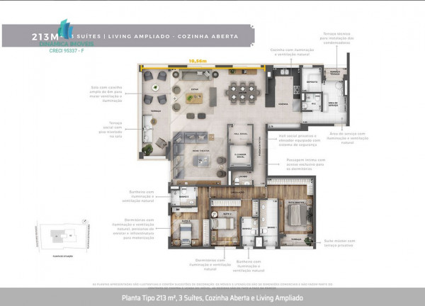 Imagem Apartamento com 3 Quartos à Venda, 213 m² em Cambuí - Campinas