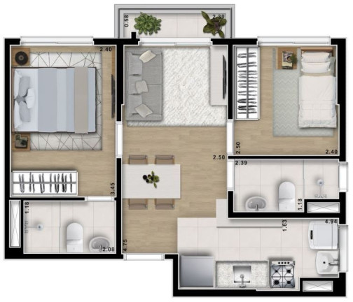 Imagem Apartamento com 1 Quarto à Venda, 29 m² em Freguesia Do ó - São Paulo