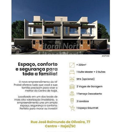 Imagem Casa com 3 Quartos à Venda, 236 m² em Centro - Itajaí