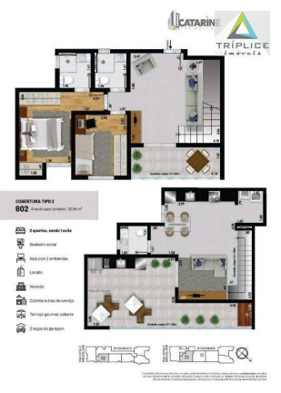 Imagem Apartamento com 2 Quartos à Venda, 51 m² em Santa Catarina - Juiz De Fora
