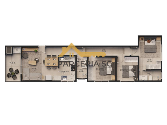 Imagem Apartamento com 3 Quartos à Venda, 84 m² em Armação Da Piedade - Governador Celso Ramos