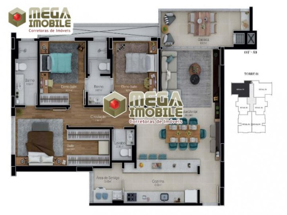 Imagem Apartamento com 3 Quartos à Venda, 102 m² em Agronômica - Florianópolis