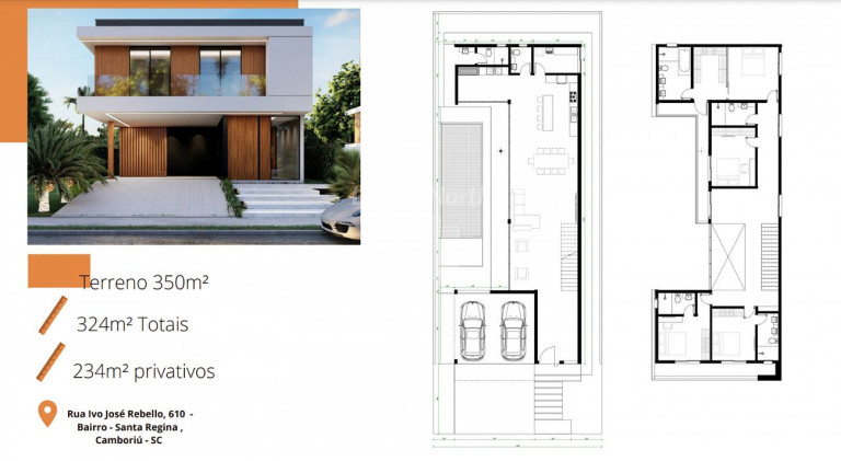 Imagem Casa de Condomínio com 4 Quartos à Venda, 234 m² em Santa Regina - Camboriú