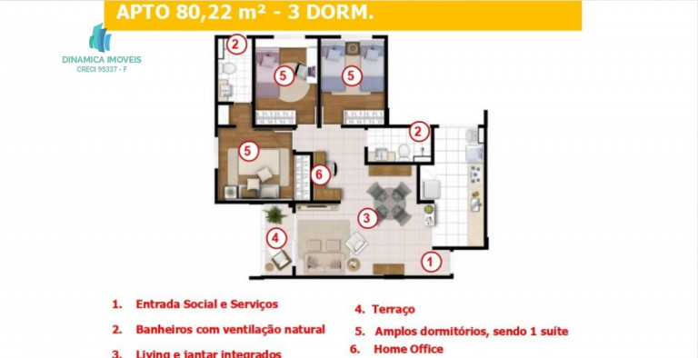 Imagem Apartamento com 3 Quartos à Venda, 80 m² em Jardim Nova Europa - Campinas