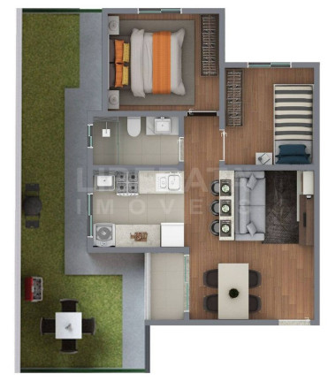 Imagem Apartamento com 1 Quarto à Venda, 45 m² em São Paulo - Navegantes