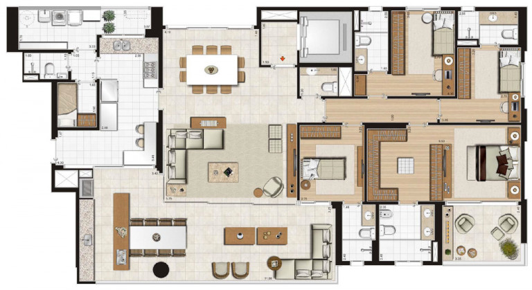 Imagem Apartamento com 4 Quartos à Venda, 235 m² em Lapa - São Paulo