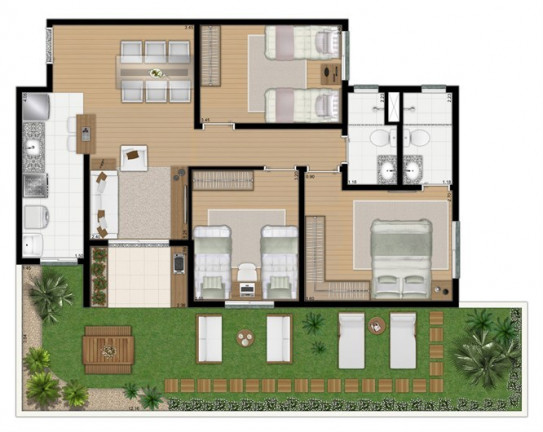 Imagem Apartamento com 2 Quartos à Venda, 55 m² em Vila Conceição - Diadema