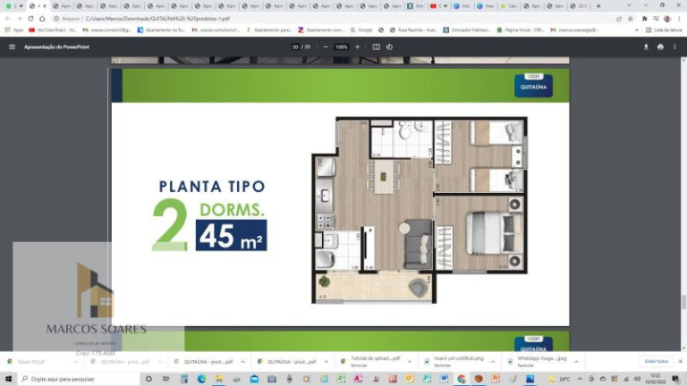 Imagem Apartamento com 2 Quartos à Venda, 45 m² em Quitaúna - Osasco