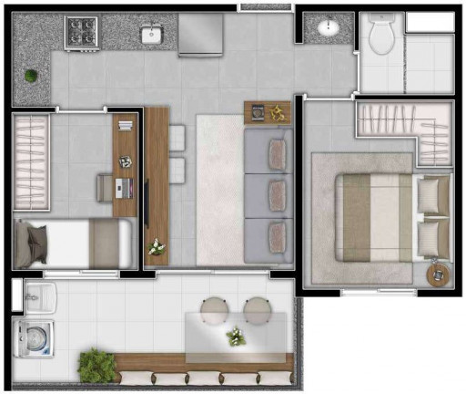 Imagem Apartamento com 2 Quartos à Venda, 38 m² em Santana - São Paulo