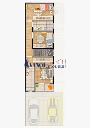 Imagem Casa de Condomínio com 3 Quartos à Venda, 104 m² em Jardim Colônia - Jundiaí