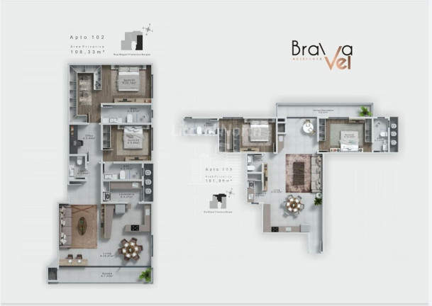 Imagem Apartamento com 3 Quartos à Venda, 161 m² em Praia Brava - Itajaí