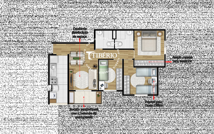 Imagem Apartamento com 3 Quartos à Venda, 59 m² em Campestre - Santo André