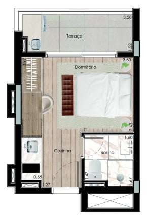 Imagem Apartamento com 1 Quarto à Venda, 31 m² em Saúde - São Paulo