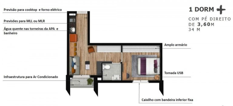 Imagem Apartamento com 2 Quartos à Venda, 68 m² em Brooklin - São Paulo