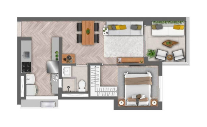 Imagem Apartamento com 1 Quarto à Venda, 48 m² em Perdizes - São Paulo