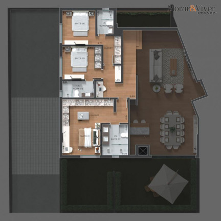 Imagem Apartamento com 3 Quartos à Venda, 177 m² em Juvevê - Curitiba