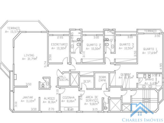 Imagem Apartamento com 3 Quartos para Alugar, 220 m² em Itaim Bibi - São Paulo