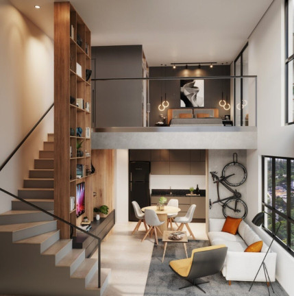 Apartamento com 1 Quarto à Venda, 44 m² em Indianópolis - São Paulo