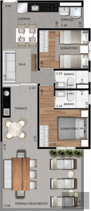 Imagem Apartamento com 2 Quartos à Venda, 121 m² em Vila Maria Baixa - São Paulo