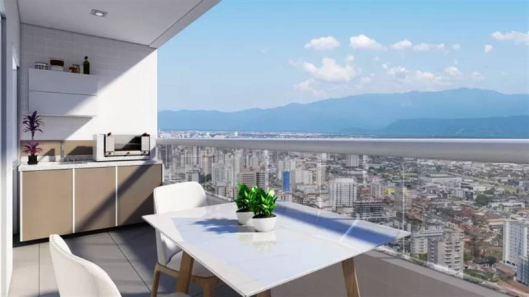 Imagem Apartamento com 2 Quartos à Venda, 60 m² em Forte - Praia Grande