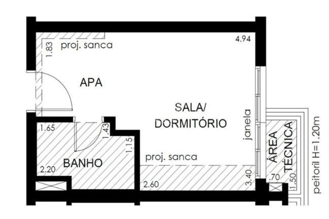 Imagem Apartamento com 1 Quarto à Venda, 21 m² em Paraíso - São Paulo