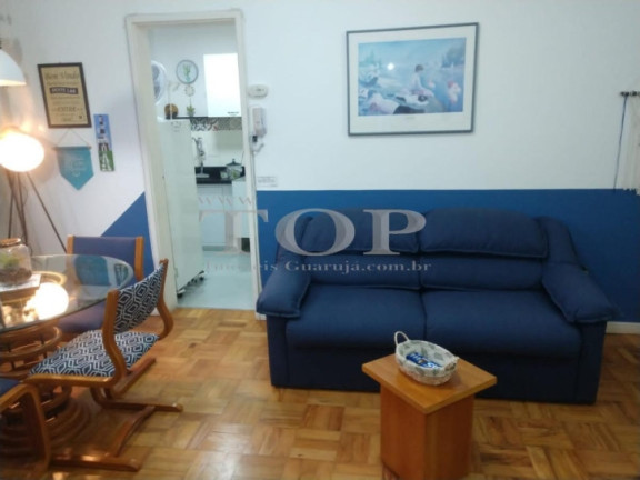 Imagem Apartamento com 1 Quarto para Alugar, 54 m² em Pitangueiras - Guarujá