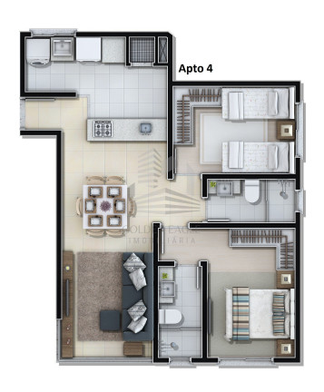 Imagem Apartamento com 2 Quartos à Venda, 79 m² em Fazenda - Itajaí