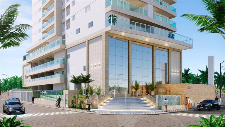 Imagem Apartamento com 2 Quartos à Venda, 84 m² em Guilhermina - Praia Grande