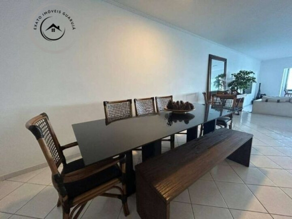Imagem Apartamento com 4 Quartos para Alugar ou Temporada, 200 m² em Morro Do Maluf - Guarujá