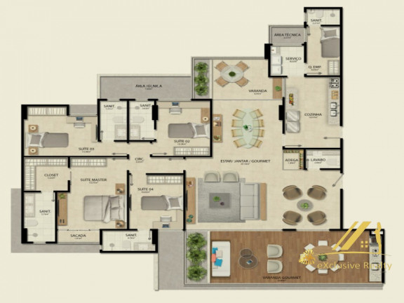 Imagem Apartamento com 4 Quartos à Venda, 210 m² em Caminho Das árvores - Salvador