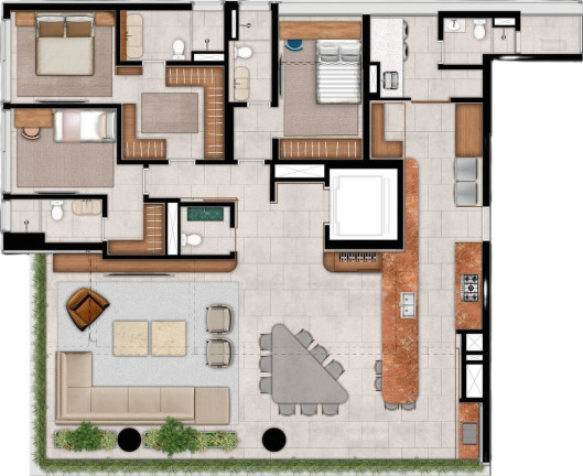 Imagem Apartamento com 4 Quartos à Venda, 194 m² em Moema - São Paulo