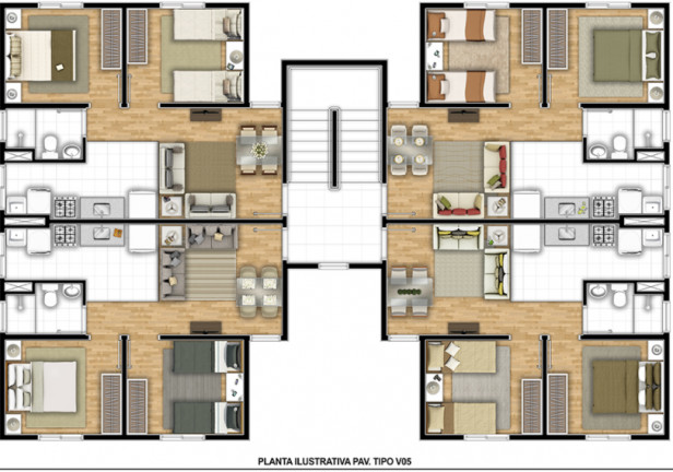 Imagem Apartamento com 2 Quartos à Venda, 43 m² em Loteamento Residencial Campina Verde - Campinas