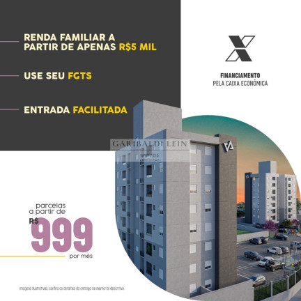 Imagem Apartamento com 2 Quartos à Venda, 46 m² em Jardim Eulina - Campinas