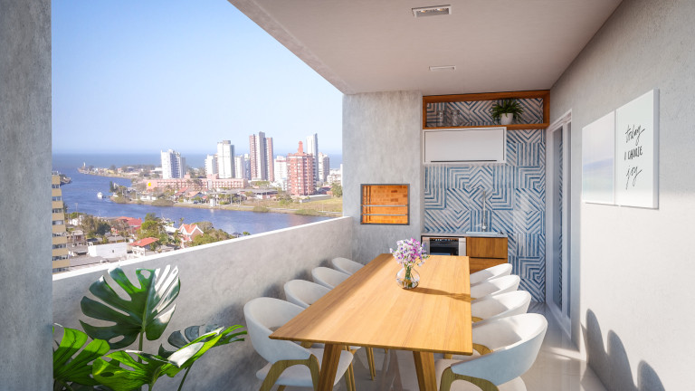 Imagem Apartamento com 2 Quartos à Venda, 76 m² em Centro - Passo De Torres