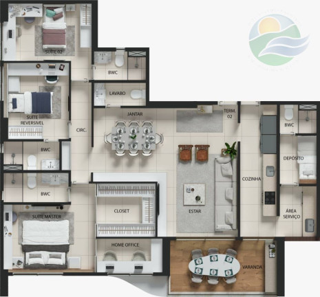 Imagem Apartamento com 4 Quartos à Venda, 131 m² em Boa Viagem - Recife